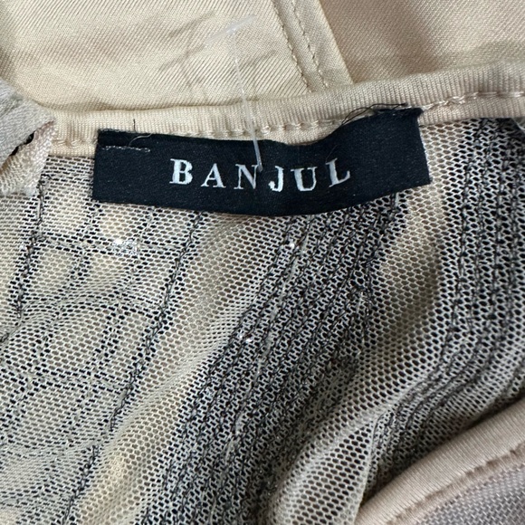 BANJUL Sheer Nude Bodysuit with Black Sequins, NWOT! - Picture 4 of 6